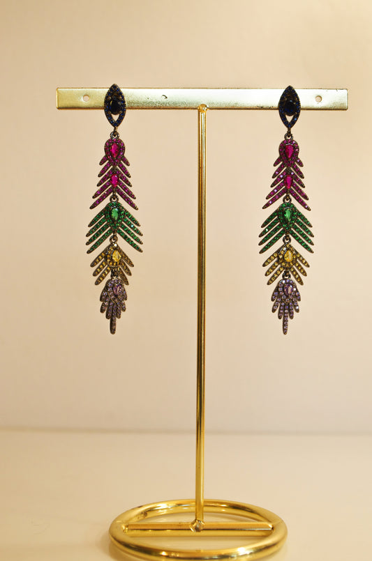 Boucles d'Oreilles Feuille
