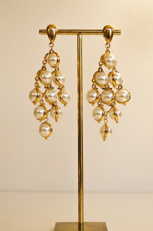 Boucles d'Oreilles Perle Nacre