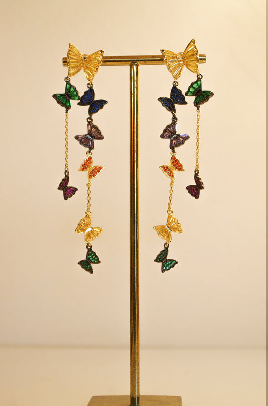 Boucles d'Oreilles Papillons